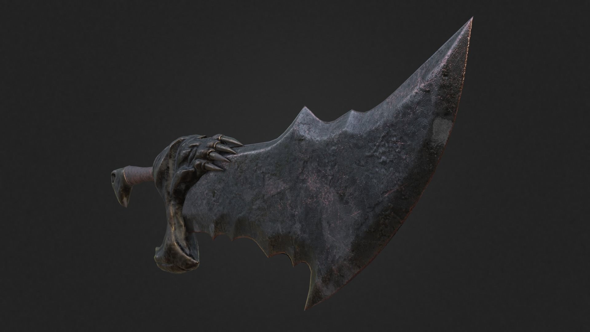 Chaos blades God of war RAGNAROK Low-poly 3D model_22