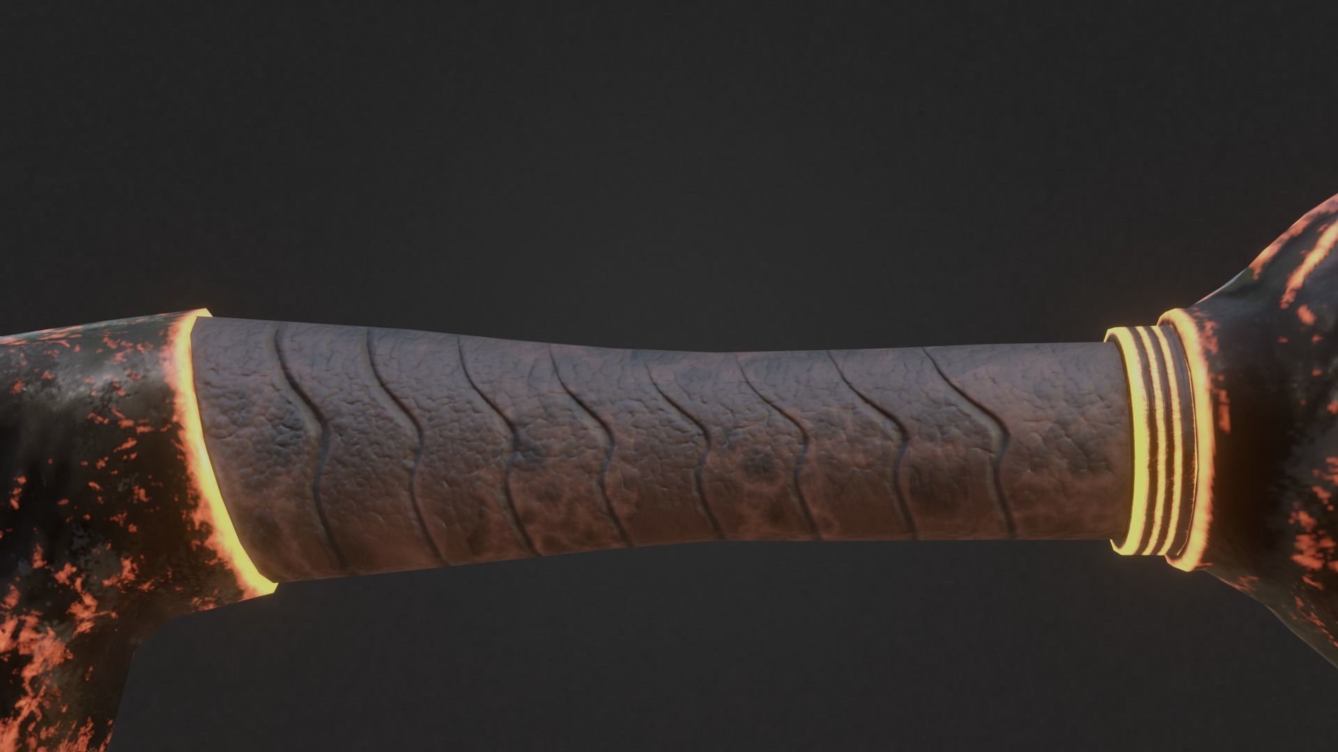 Chaos blades God of war RAGNAROK Low-poly 3D model_16