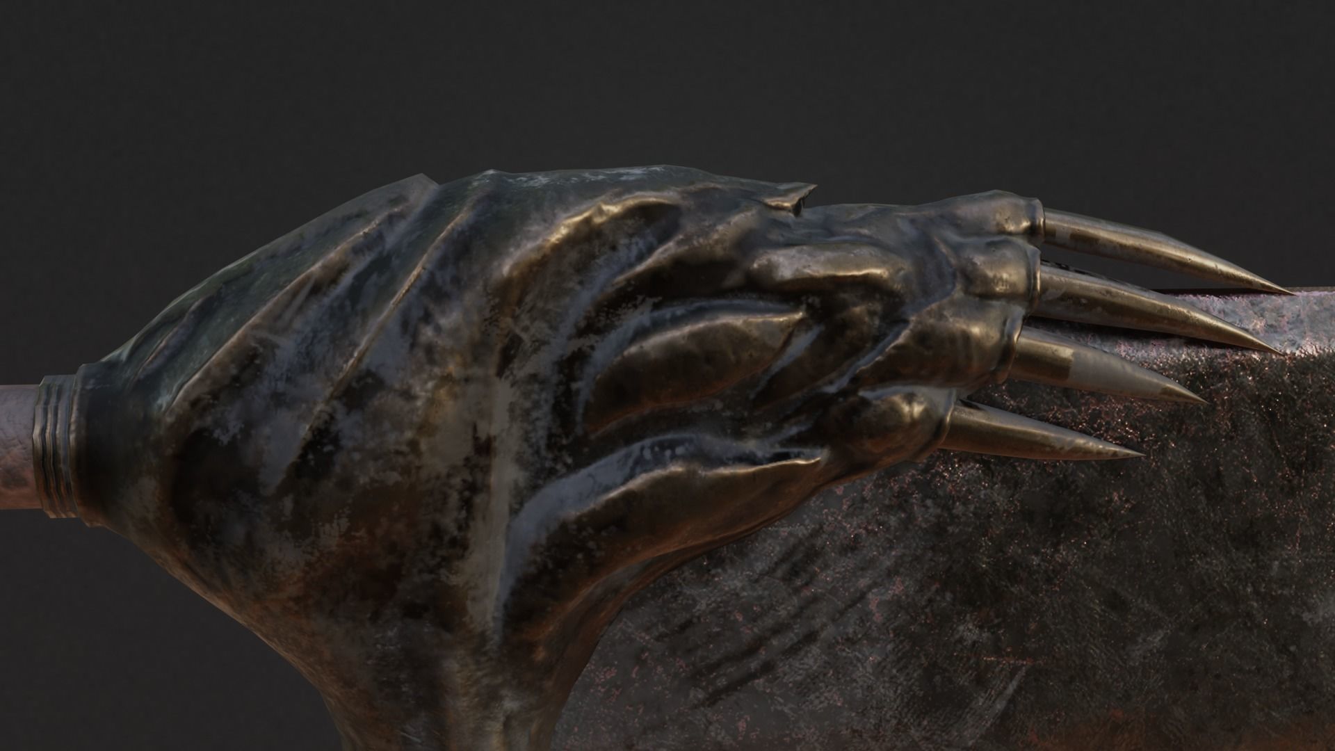 Chaos blades God of war RAGNAROK Low-poly 3D model_18