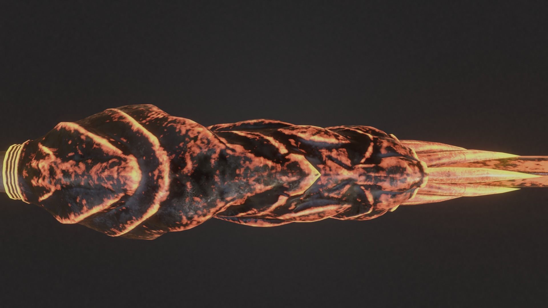 Chaos blades God of war RAGNAROK Low-poly 3D model_12