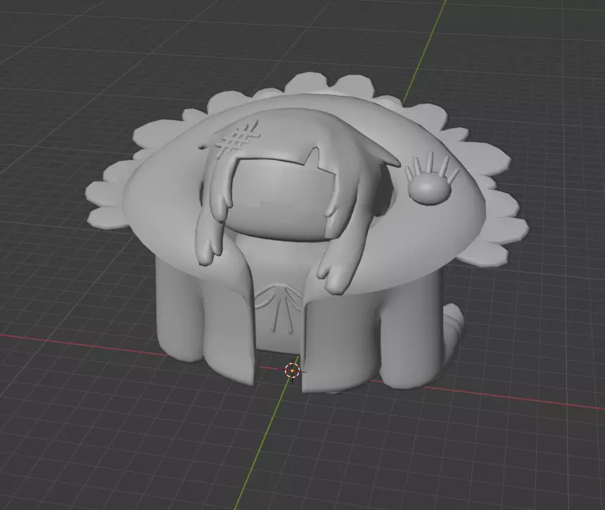 Hololive - Shiori Novella Chibi STL File 3D print model