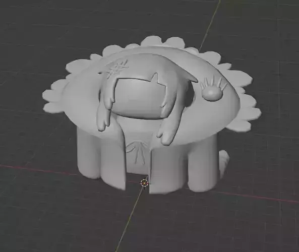 Hololive - Shiori Novella Chibi STL File 3D print model