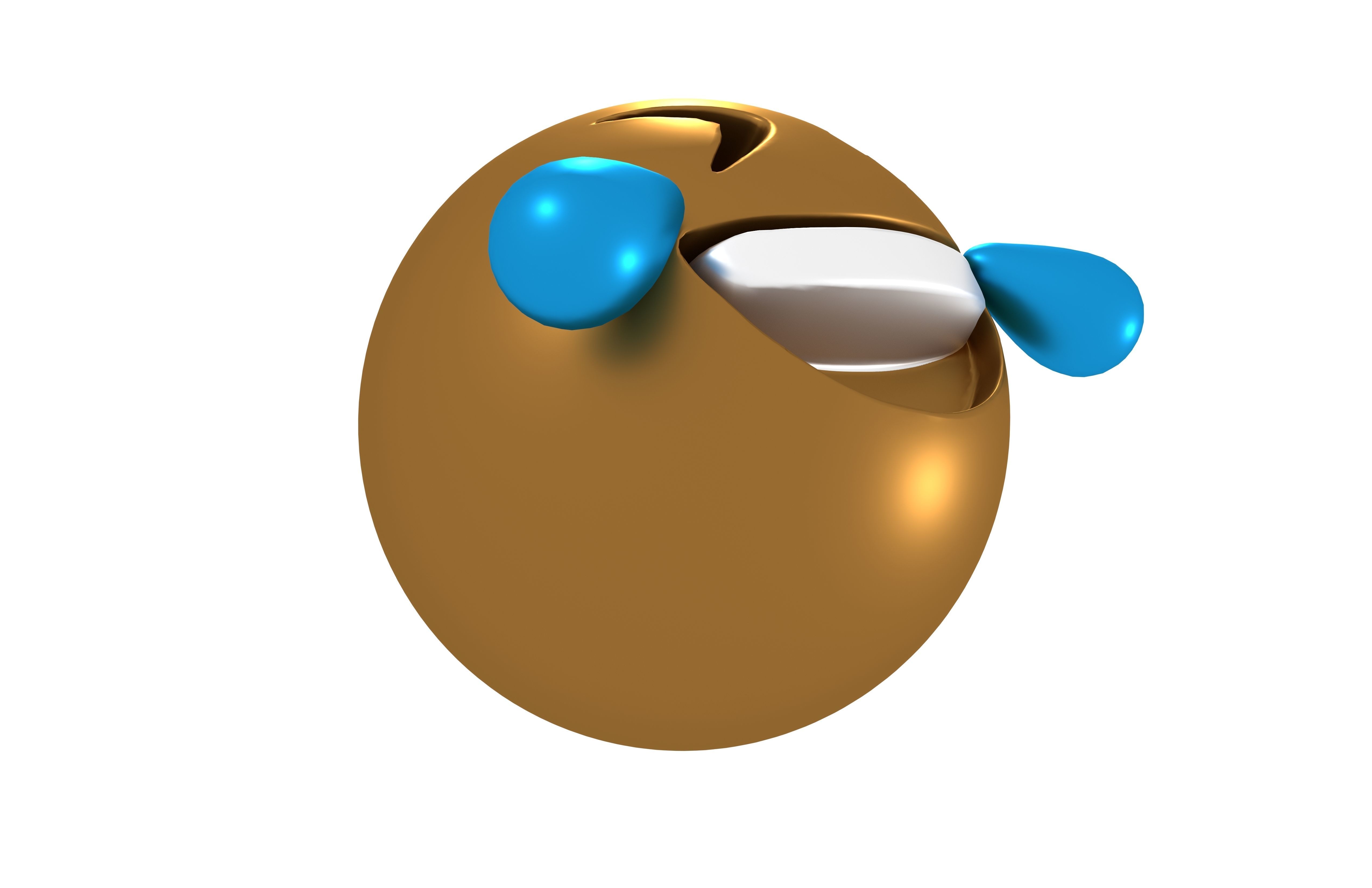 Rolling on the Floor Laughing 09 Low-poly 3D model_4