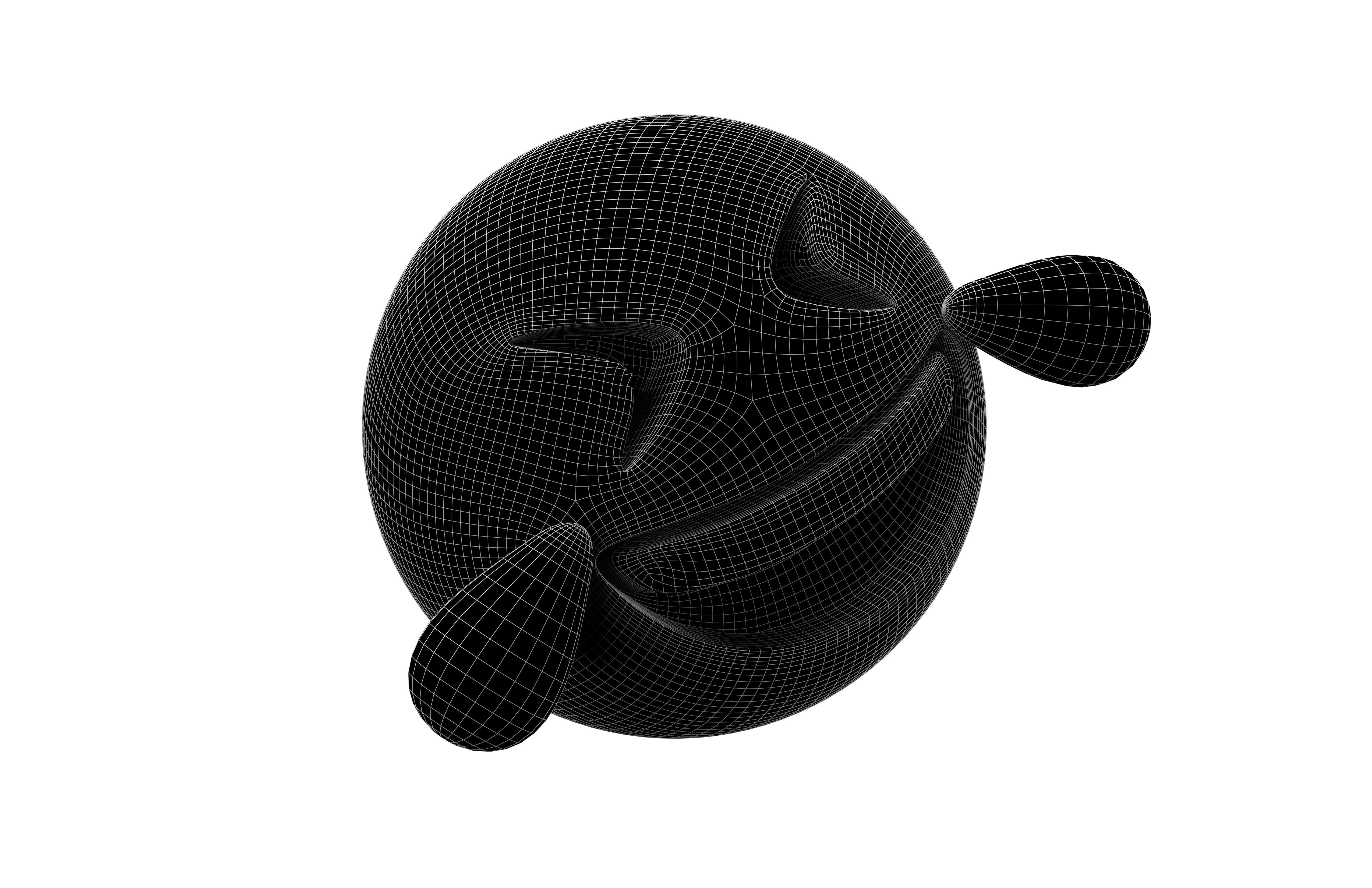 Rolling on the Floor Laughing 09 Low-poly 3D model_6