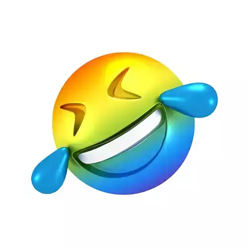 Rolling on the Floor Laughing 11 Low-poly 3D model