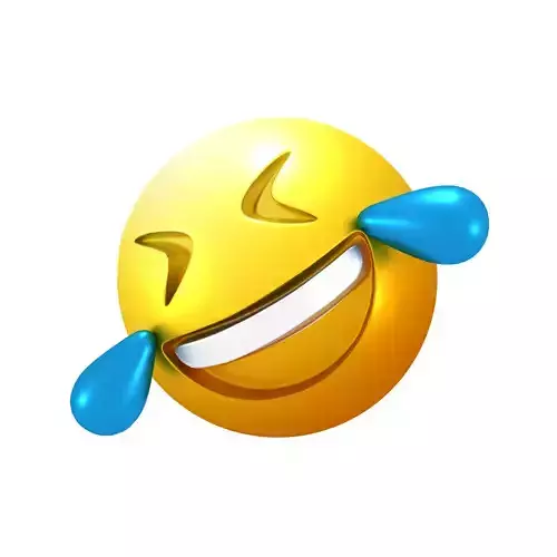 Rolling on the Floor Laughing 12 Low-poly 3D model