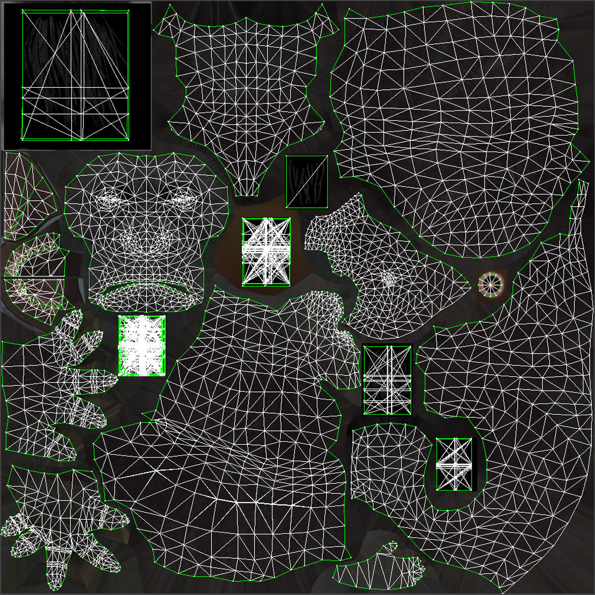 gorilla ape orangutan 3D model_9