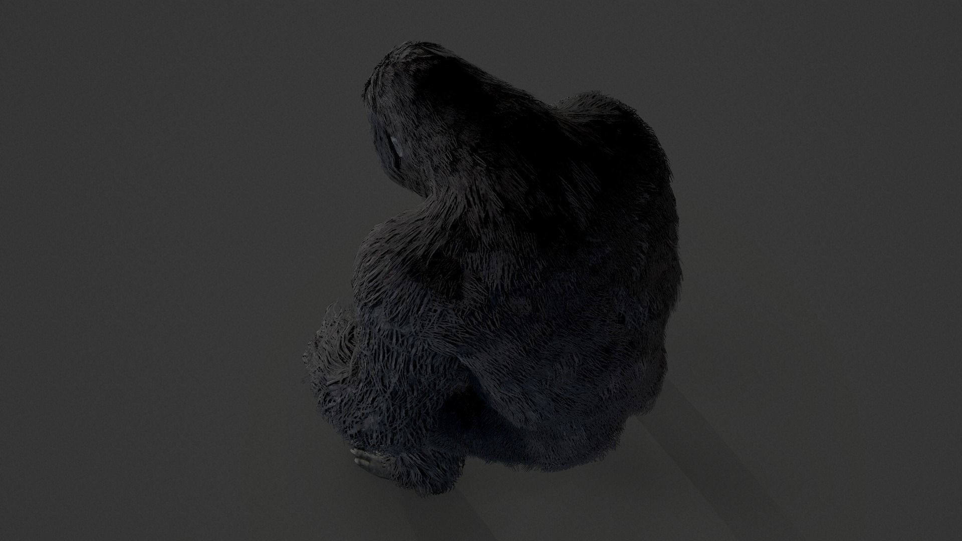 gorilla ape orangutan 3D model_8