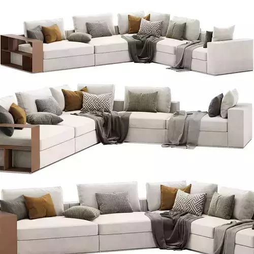 groundpiece sectional sofa by flexform