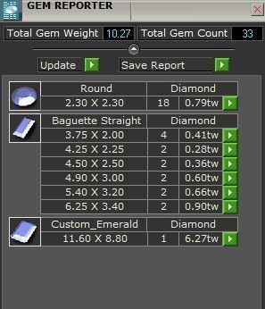 Square diamond ring 2239 3D print model  3D print model_8