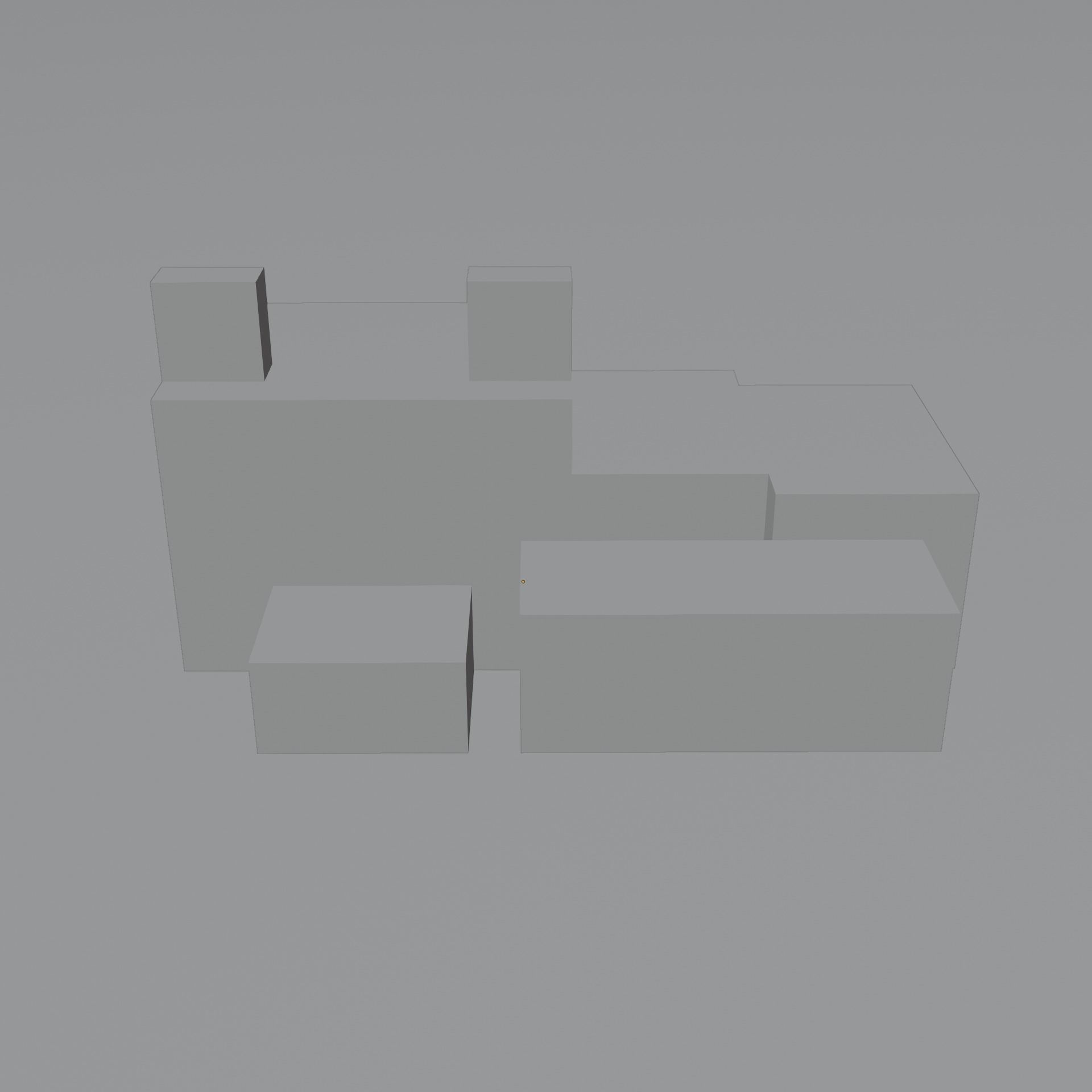 Minecraft Sleeping Fox Low-poly 3D model_26