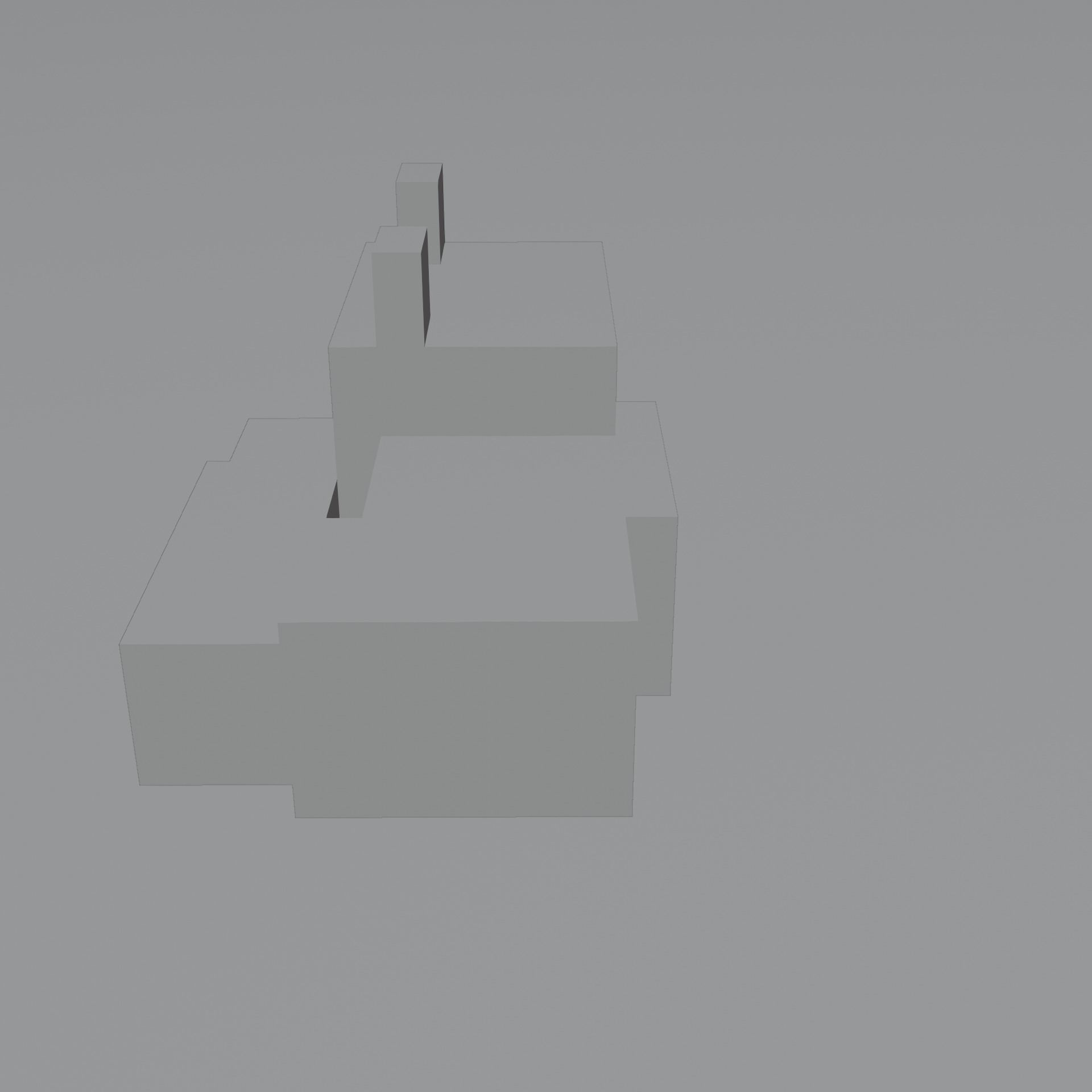 Minecraft Sleeping Fox Low-poly 3D model_32