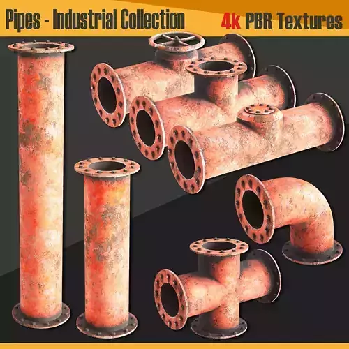 Pipes - Industrial Collection 3D model