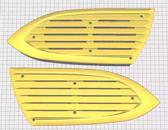 2005 Bayliner vents  3D print model