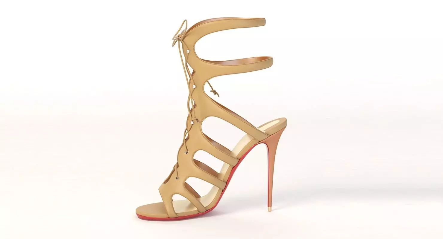 Christian Louboutin Amazoulo Sandal Shoe 3D model