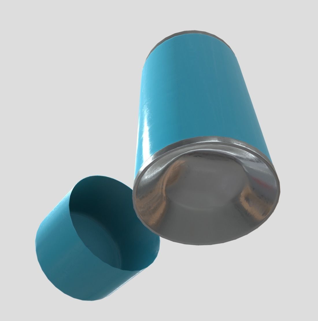 Spray Can 2 Low-poly 3D model_9