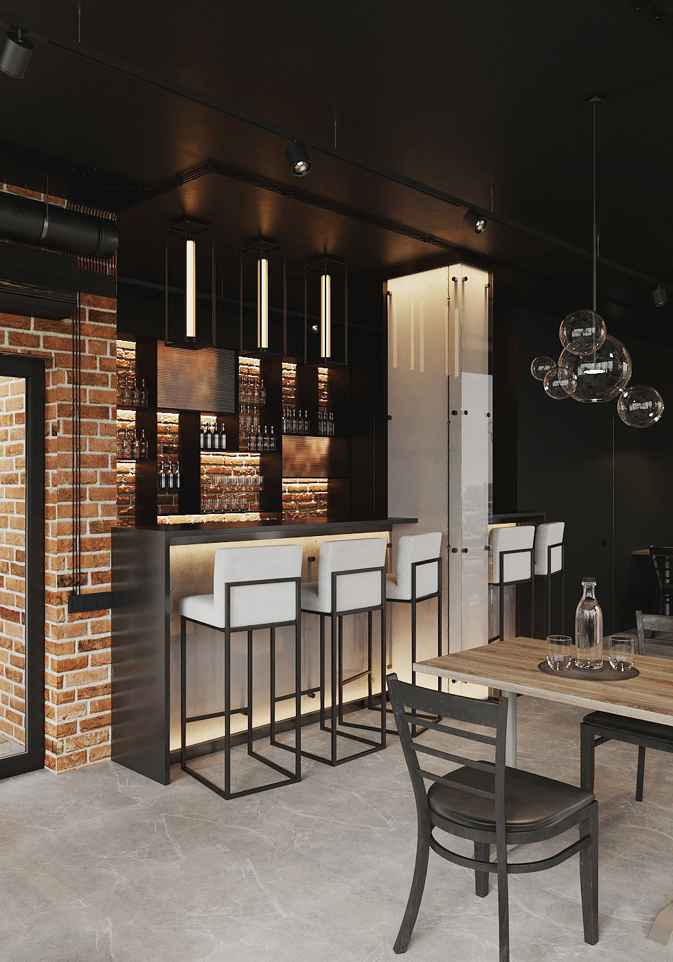 Realistic interior scene 3D model_2