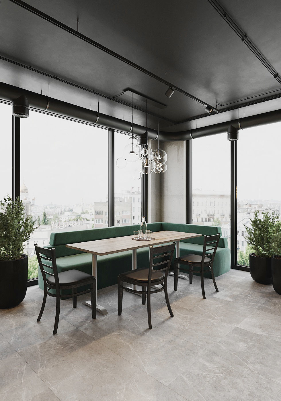 Realistic interior scene 3D model_4