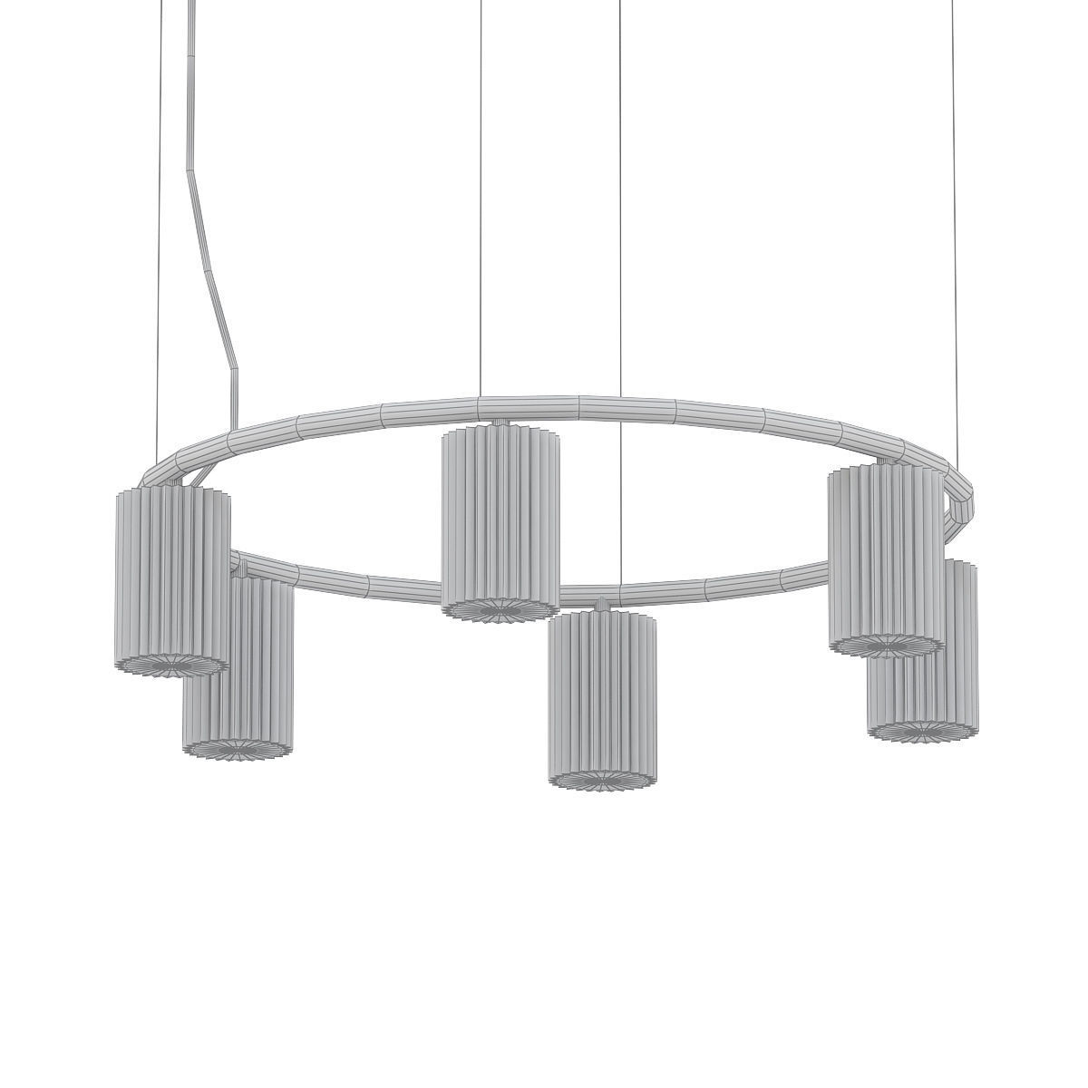 PLATFORM chinese lantern hanging from ceiling 3D model_4