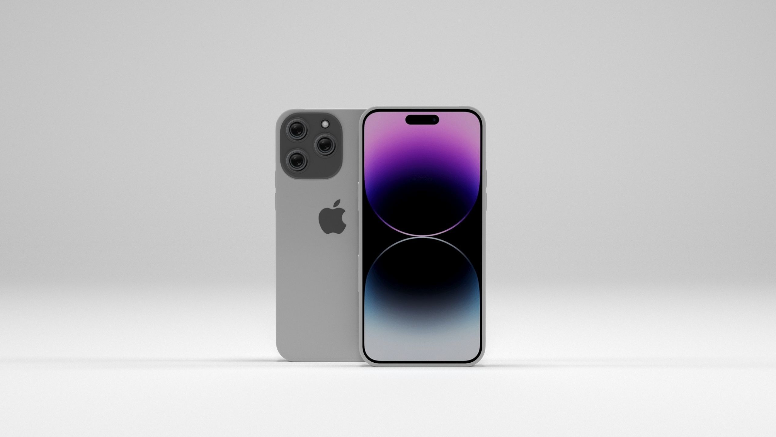 iPhone 14   Low-poly 3D model_4