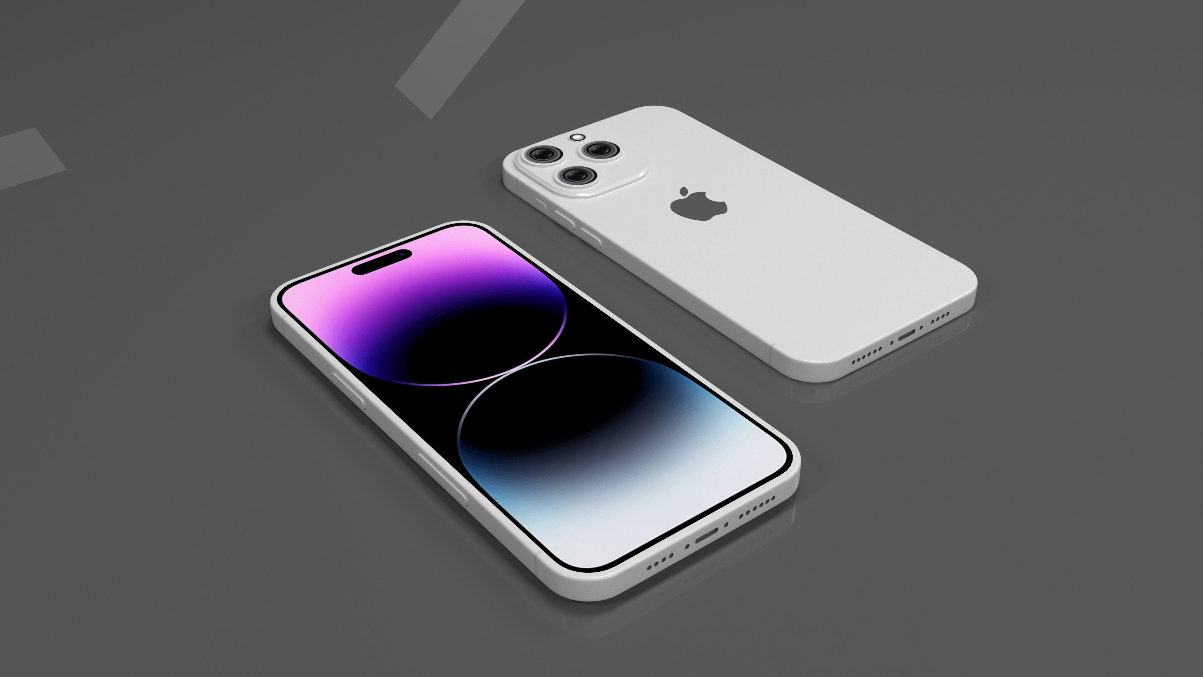 iPhone 14   Low-poly 3D model_10