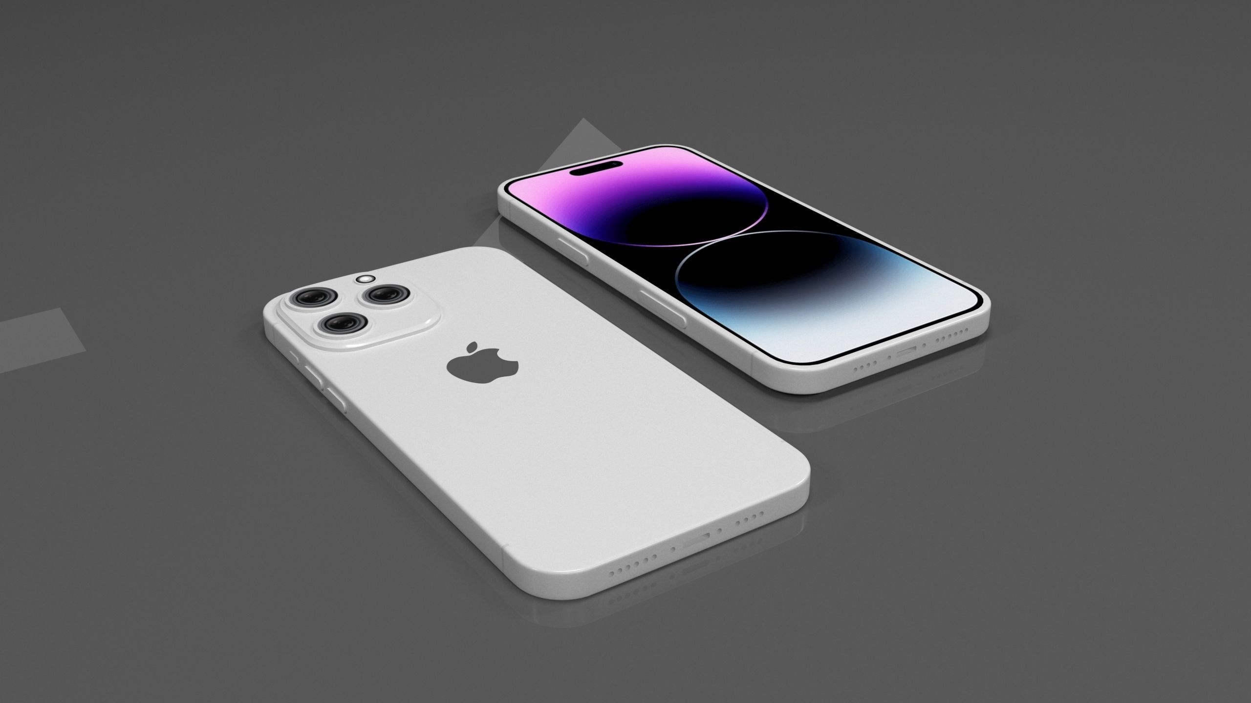 iPhone 14   Low-poly 3D model_3
