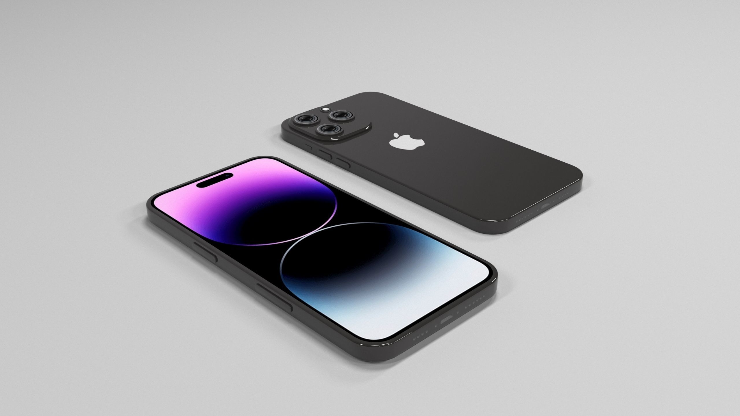 iPhone 14   Low-poly 3D model_5