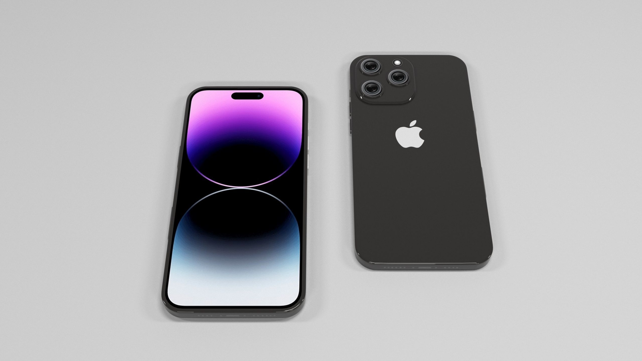 iPhone 14   Low-poly 3D model_8