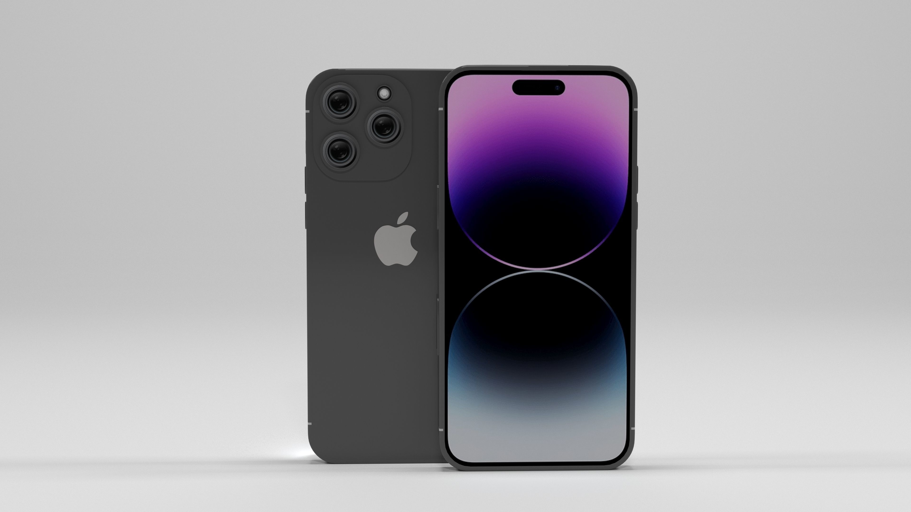 iPhone 14   Low-poly 3D model_1