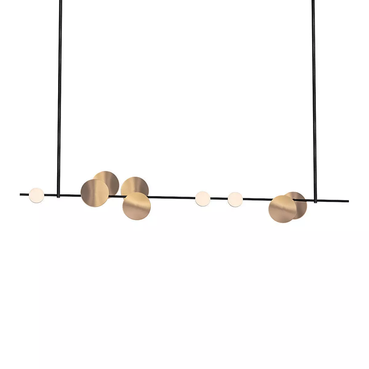 Recommend light fixture with three circles hanging from ceiling 3D model_0