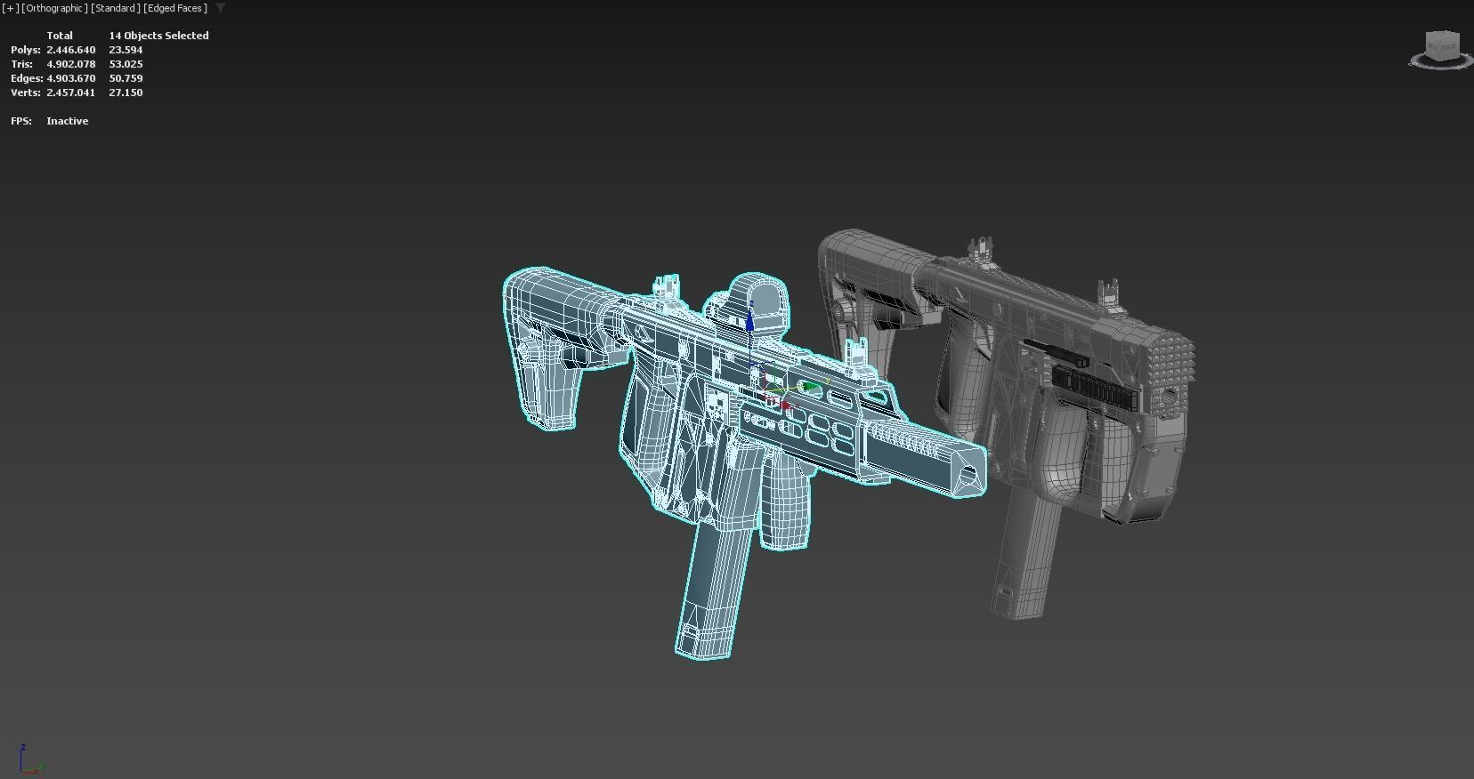 Kriss Vector Gen 5 CRB Low-poly 3D model_43