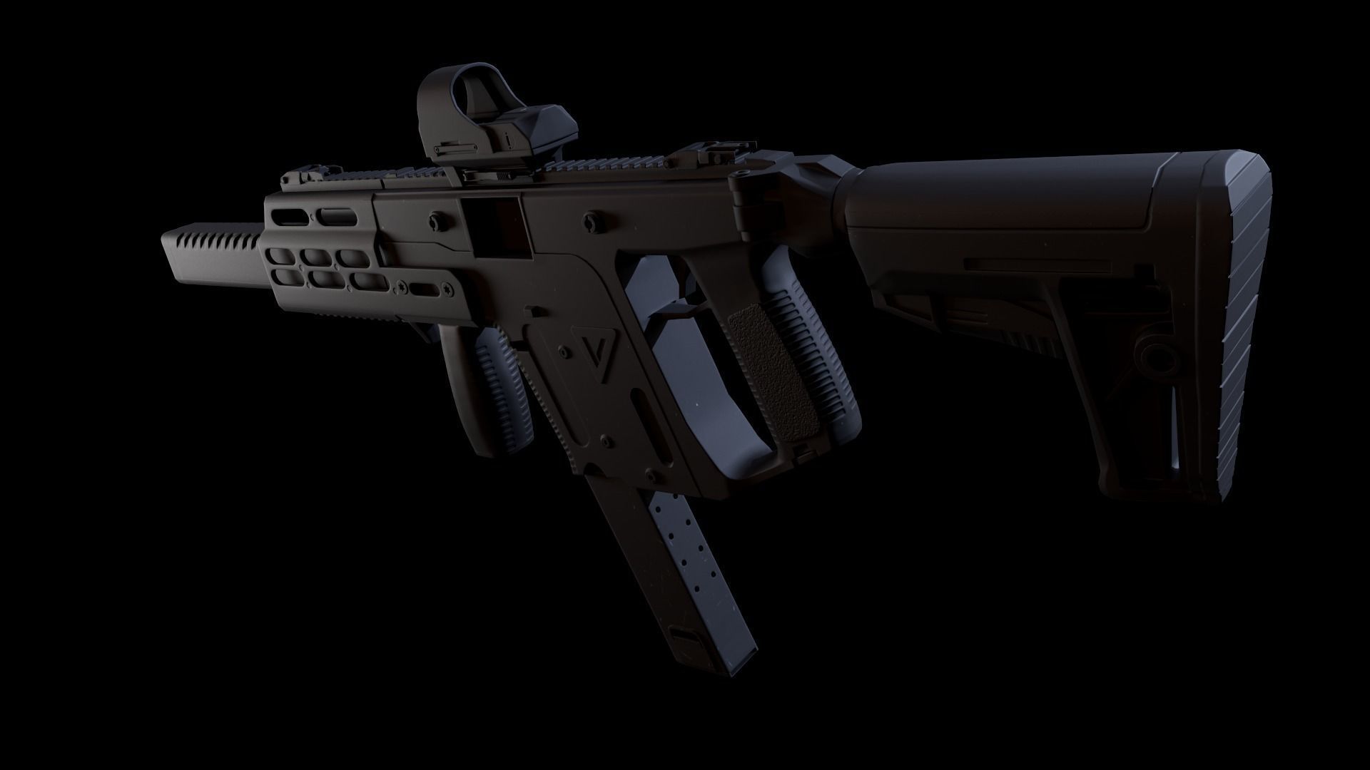 Kriss Vector Gen 5 CRB Low-poly 3D model_37