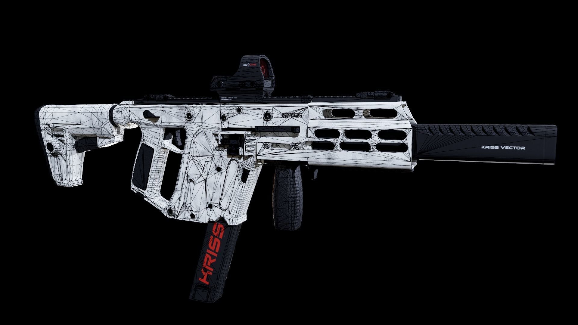 Kriss Vector Gen 5 CRB Low-poly 3D model_9
