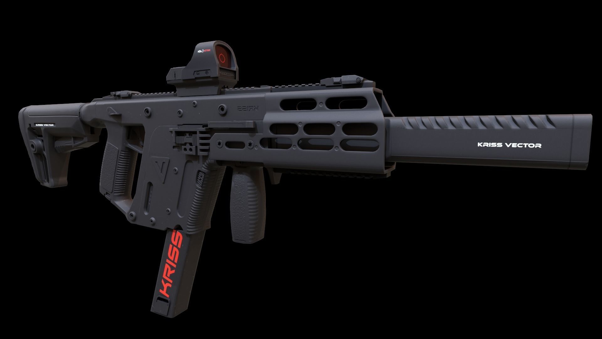 Kriss Vector Gen 5 CRB Low-poly 3D model_24