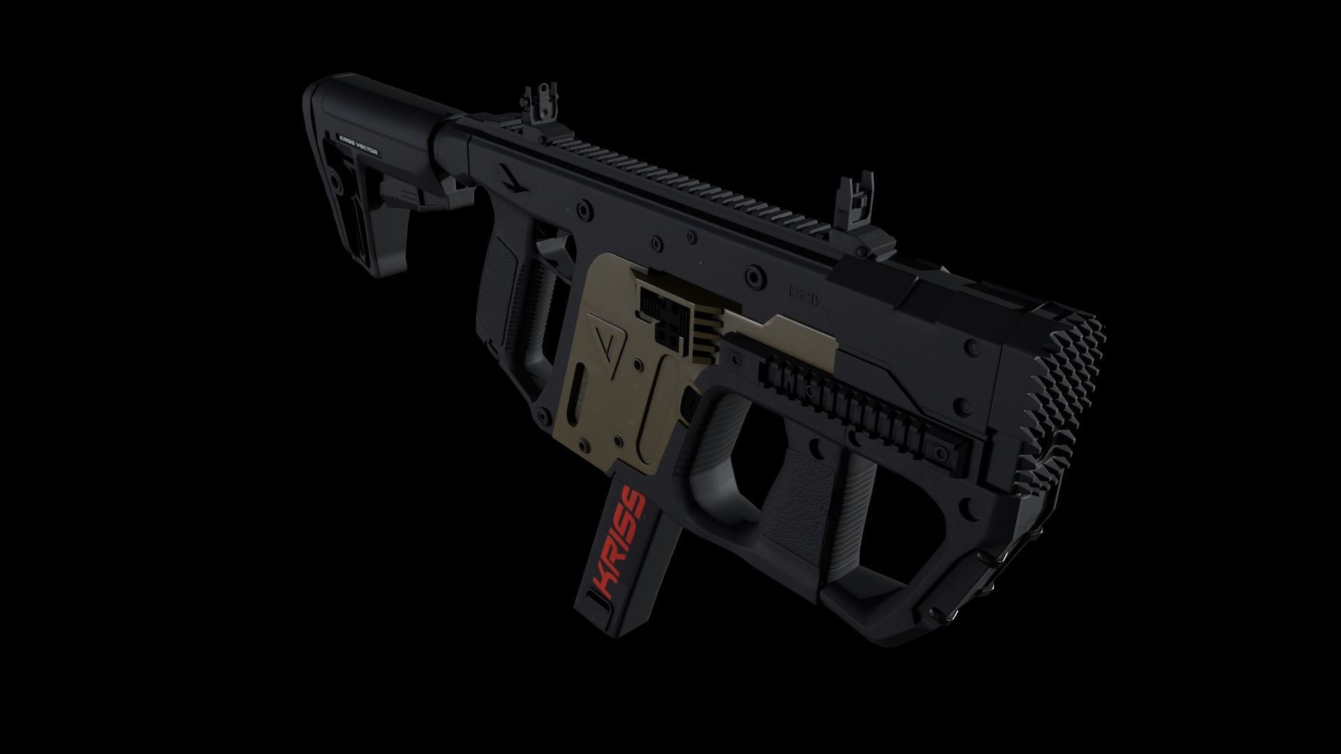 Kriss Vector Gen 5 CRB Low-poly 3D model_32