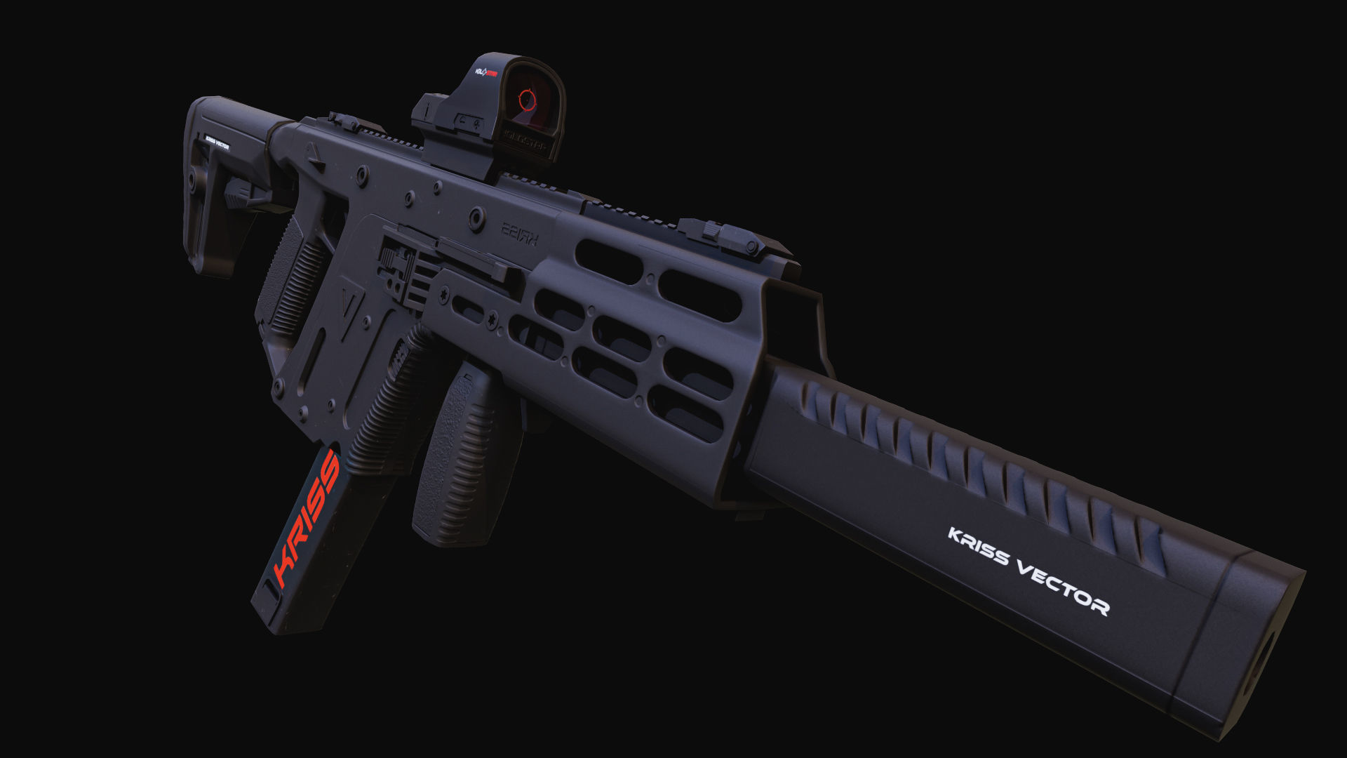 Kriss Vector Gen 5 CRB Low-poly 3D model_28
