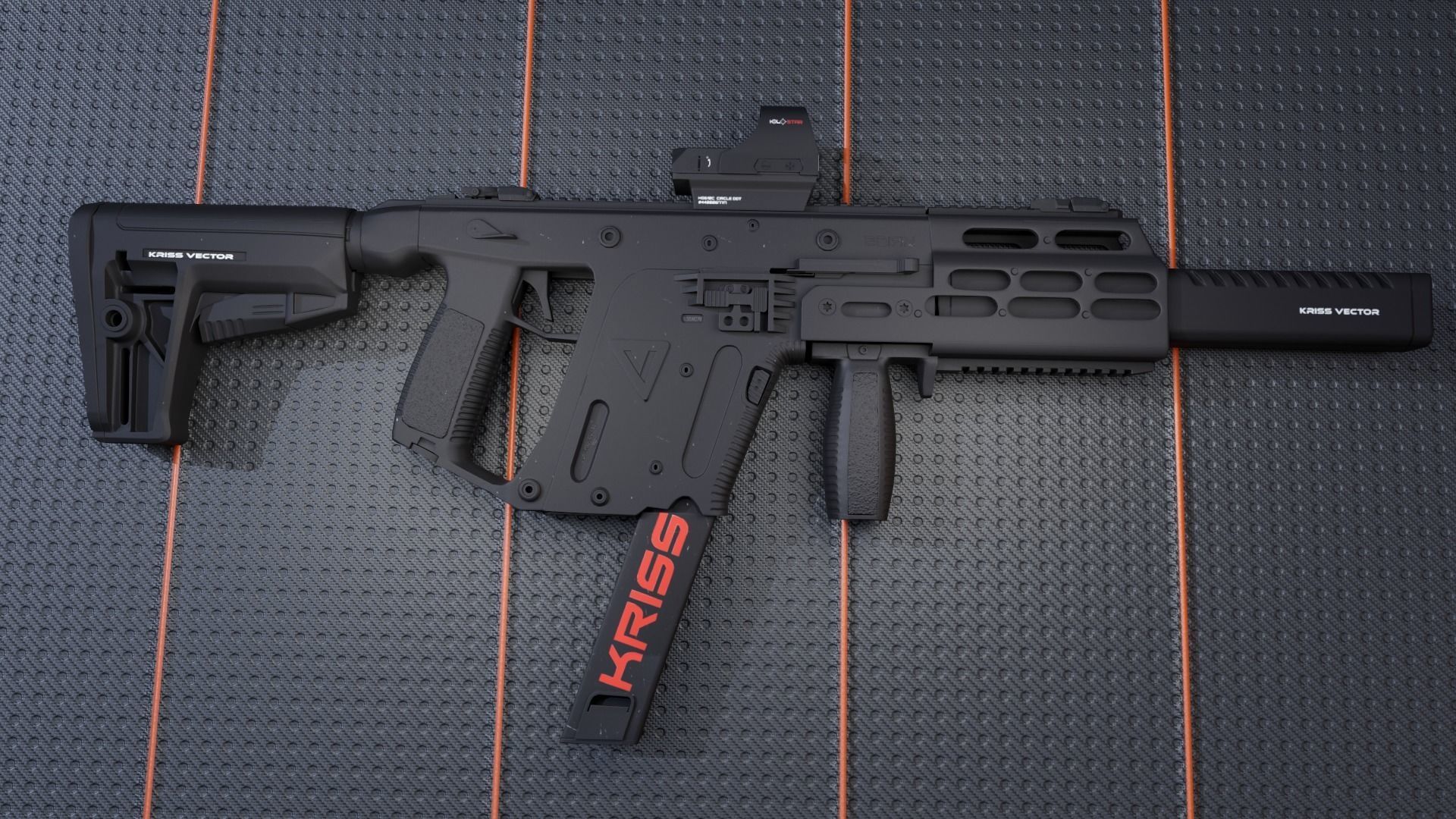 Kriss Vector Gen 5 CRB Low-poly 3D model_30