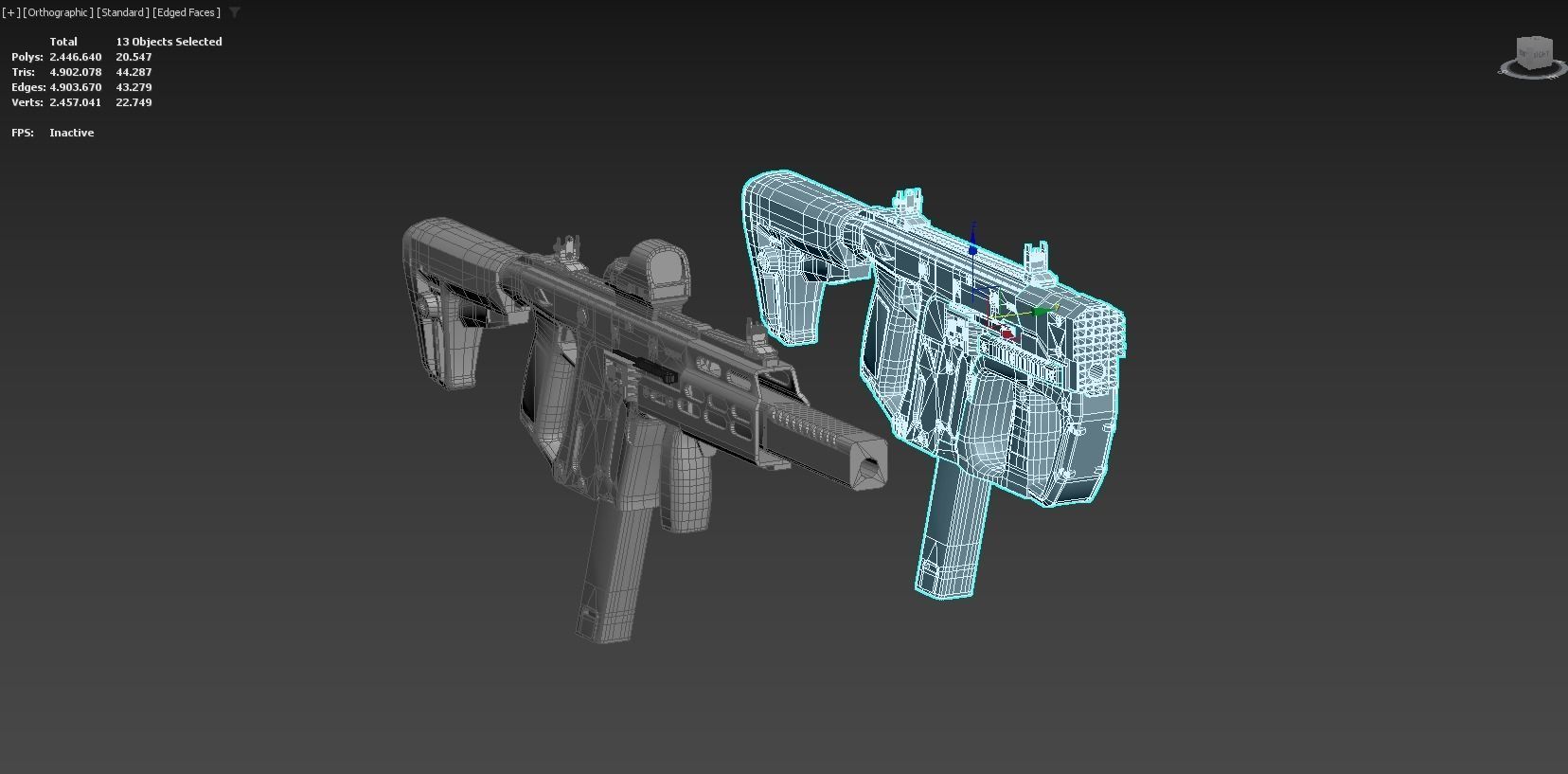 Kriss Vector Gen 5 CRB Low-poly 3D model_42