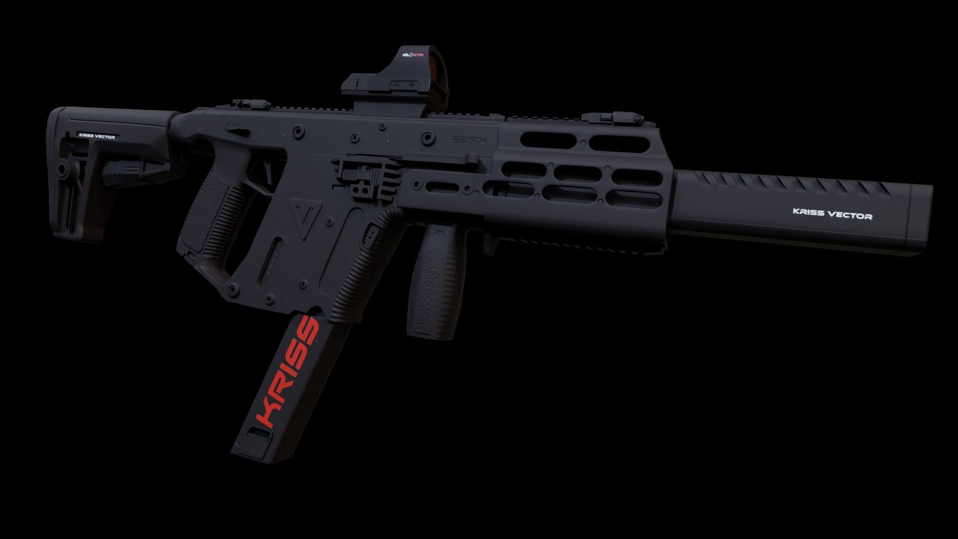 Kriss Vector Gen 5 CRB Low-poly 3D model_19