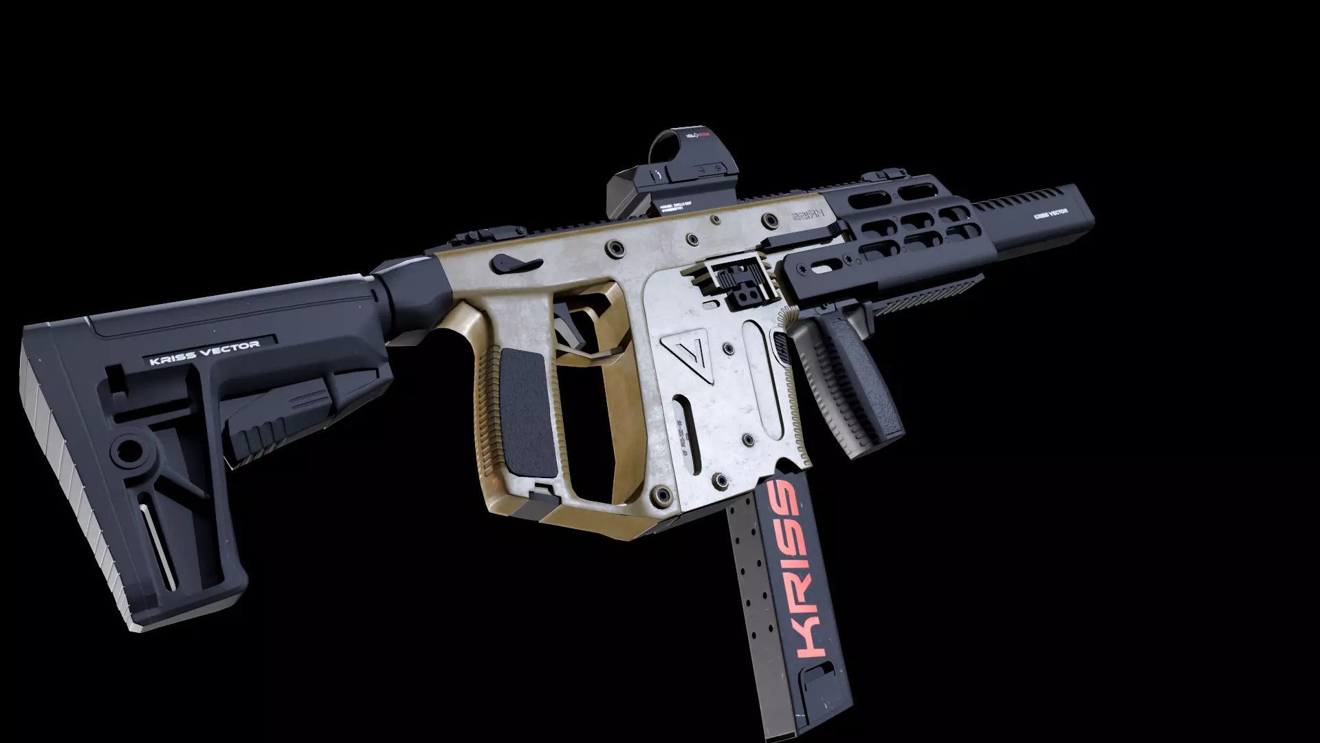 Kriss Vector Gen 5 CRB Low-poly 3D model_0