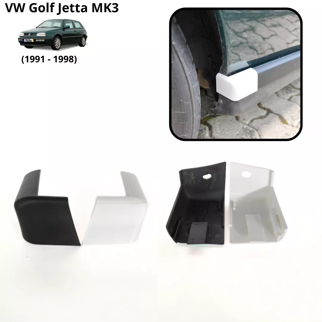 VW GOLF - JETTA MK3 Side Skirt End Cover 3D print model_0