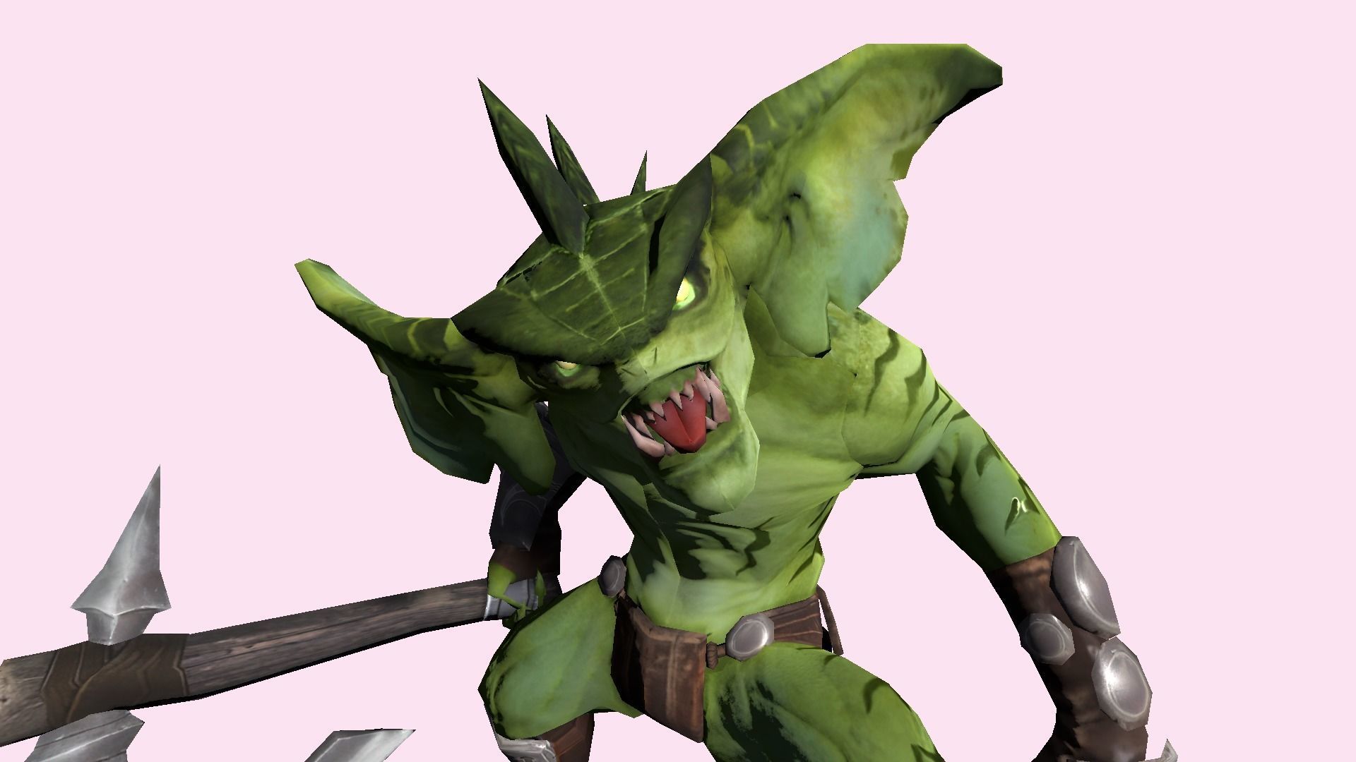 Fantasy Goblin Low-poly 3D model_1