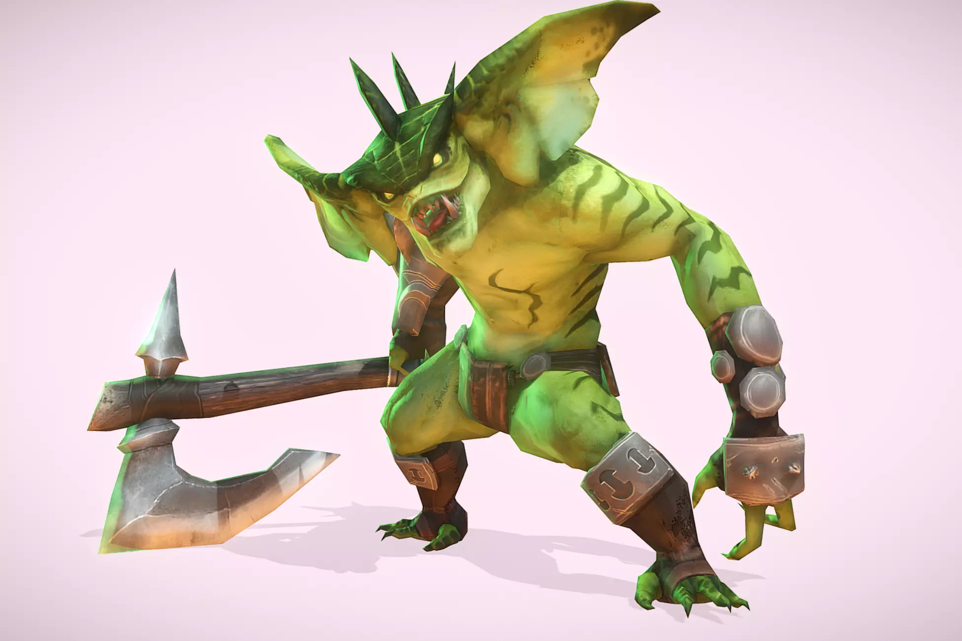 Fantasy Goblin Low-poly 3D model_0