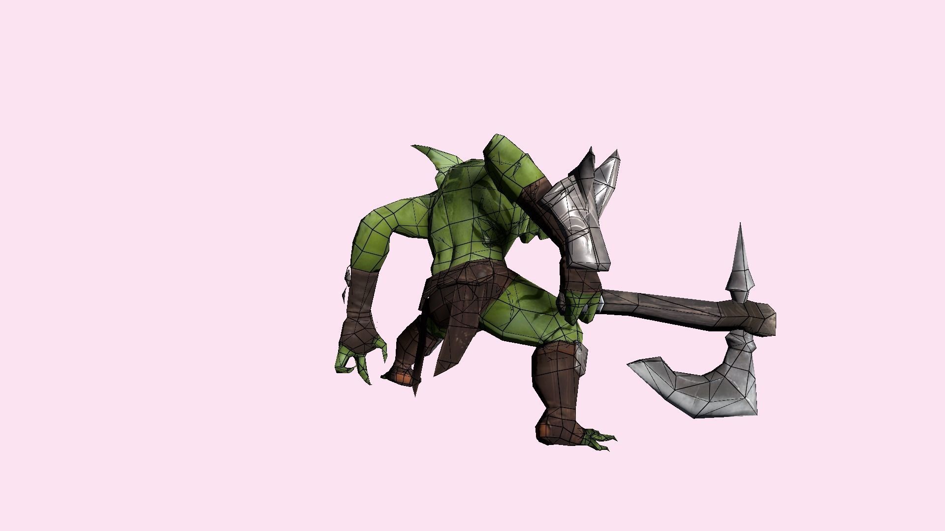 Fantasy Goblin Low-poly 3D model_17
