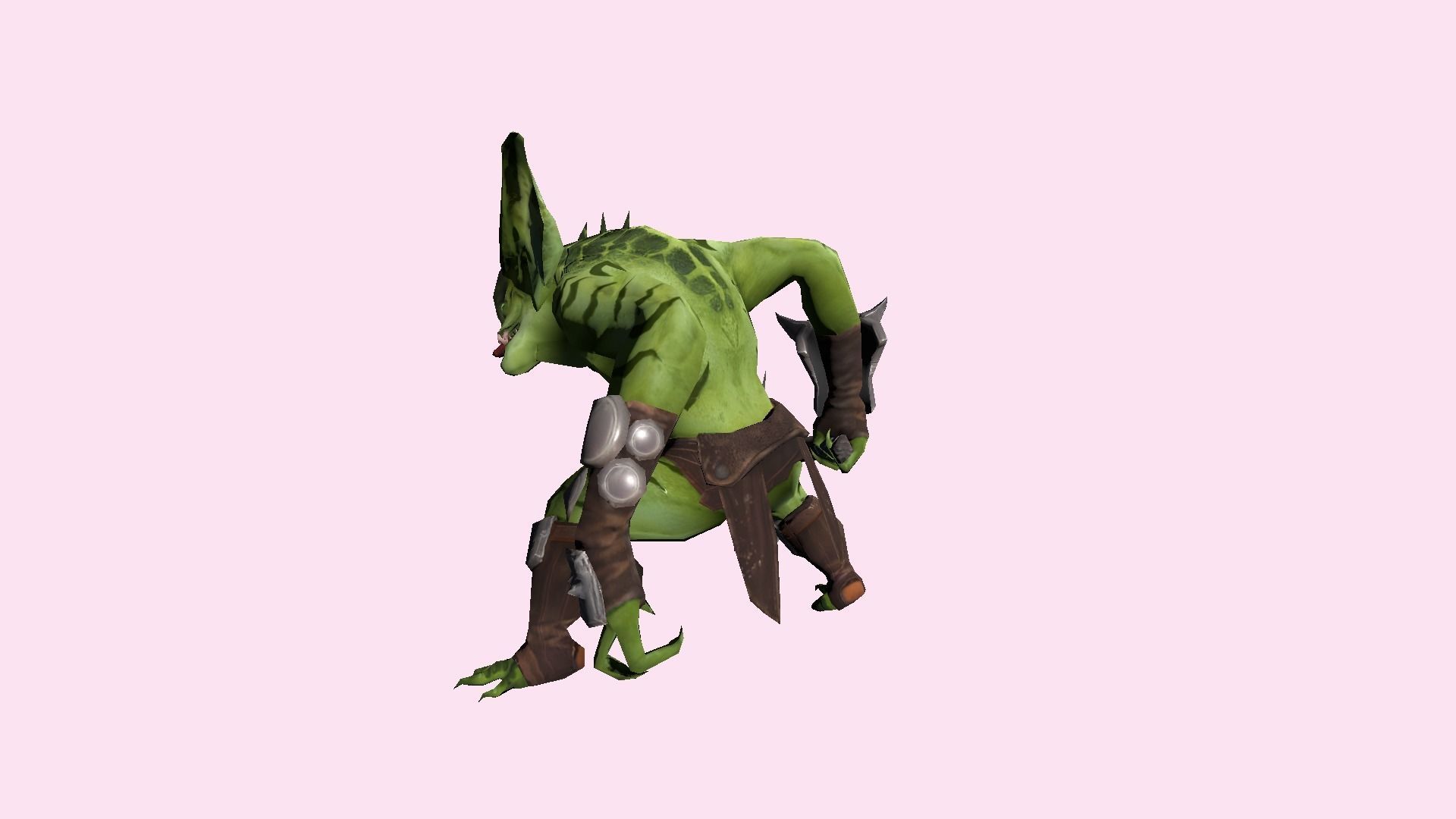 Fantasy Goblin Low-poly 3D model_6