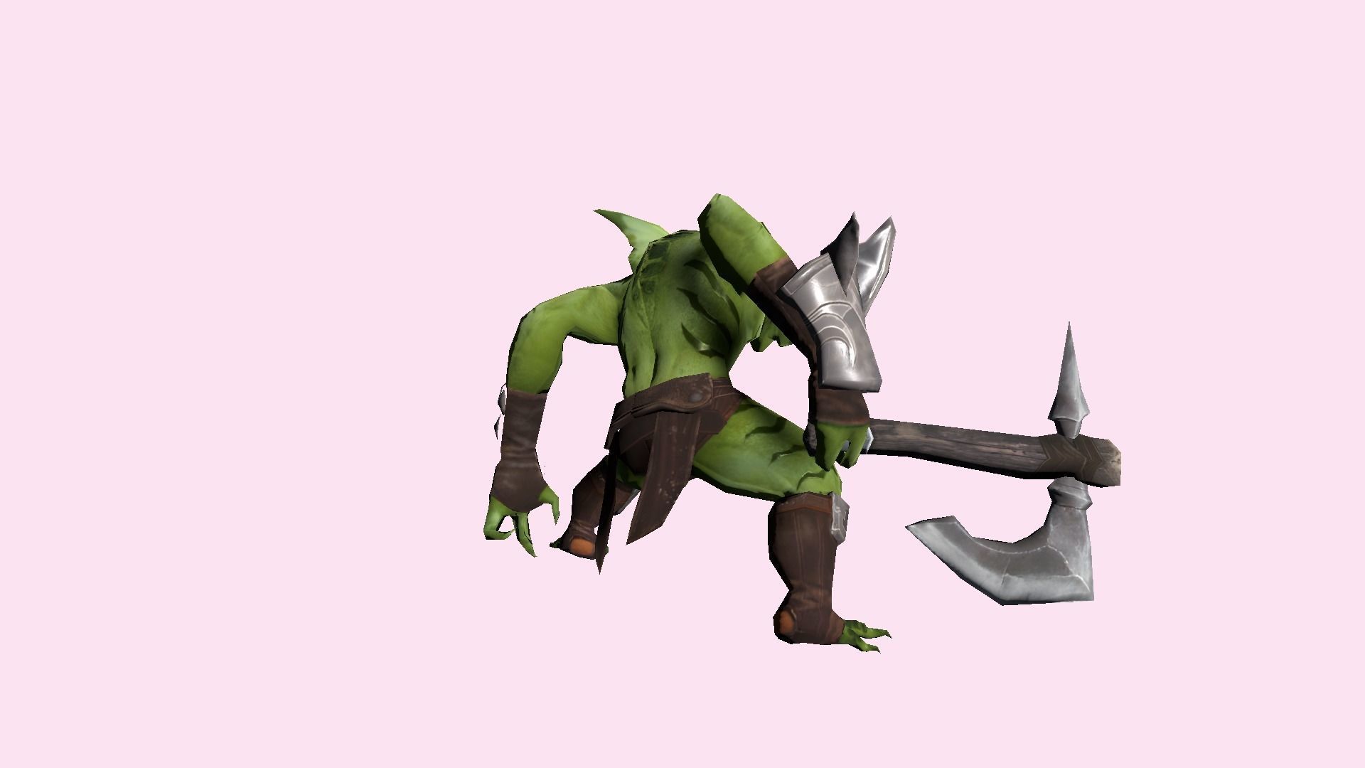 Fantasy Goblin Low-poly 3D model_9
