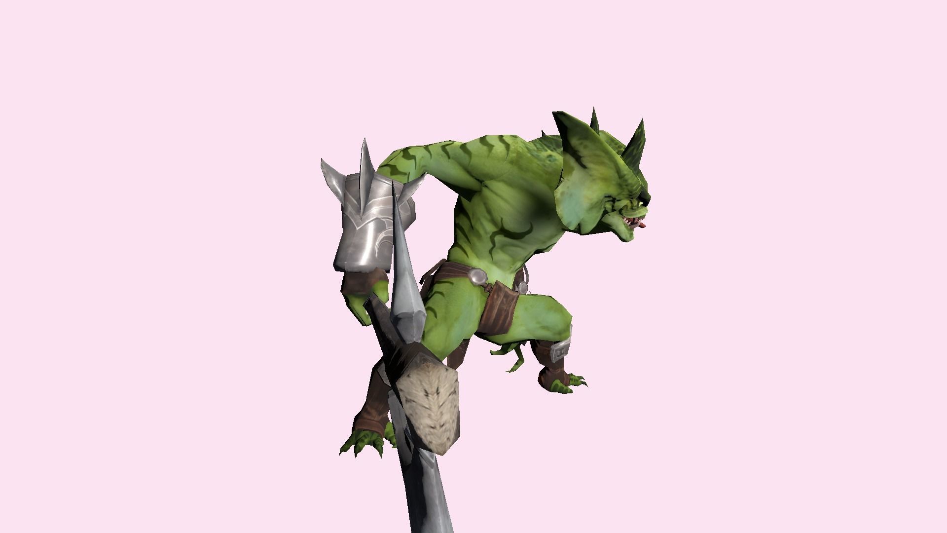 Fantasy Goblin Low-poly 3D model_5
