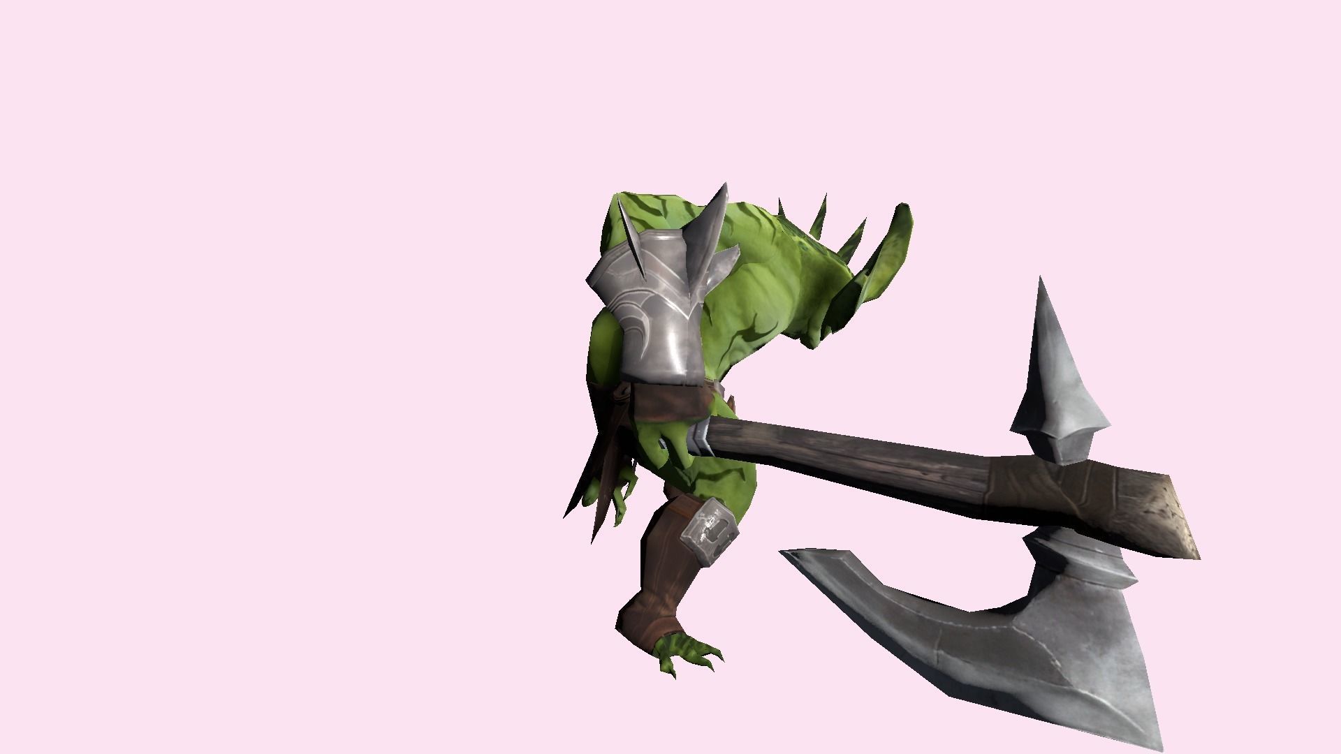 Fantasy Goblin Low-poly 3D model_8