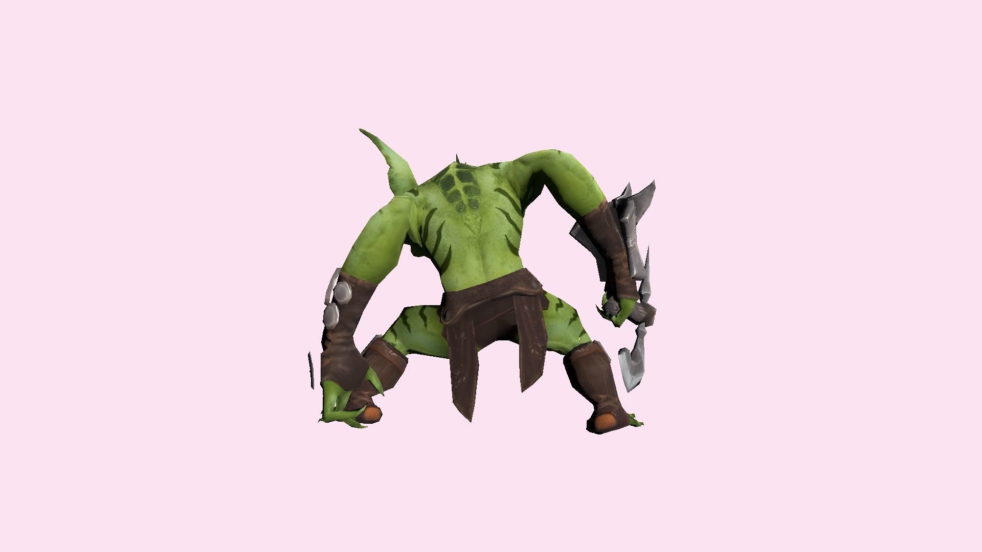 Fantasy Goblin Low-poly 3D model_4