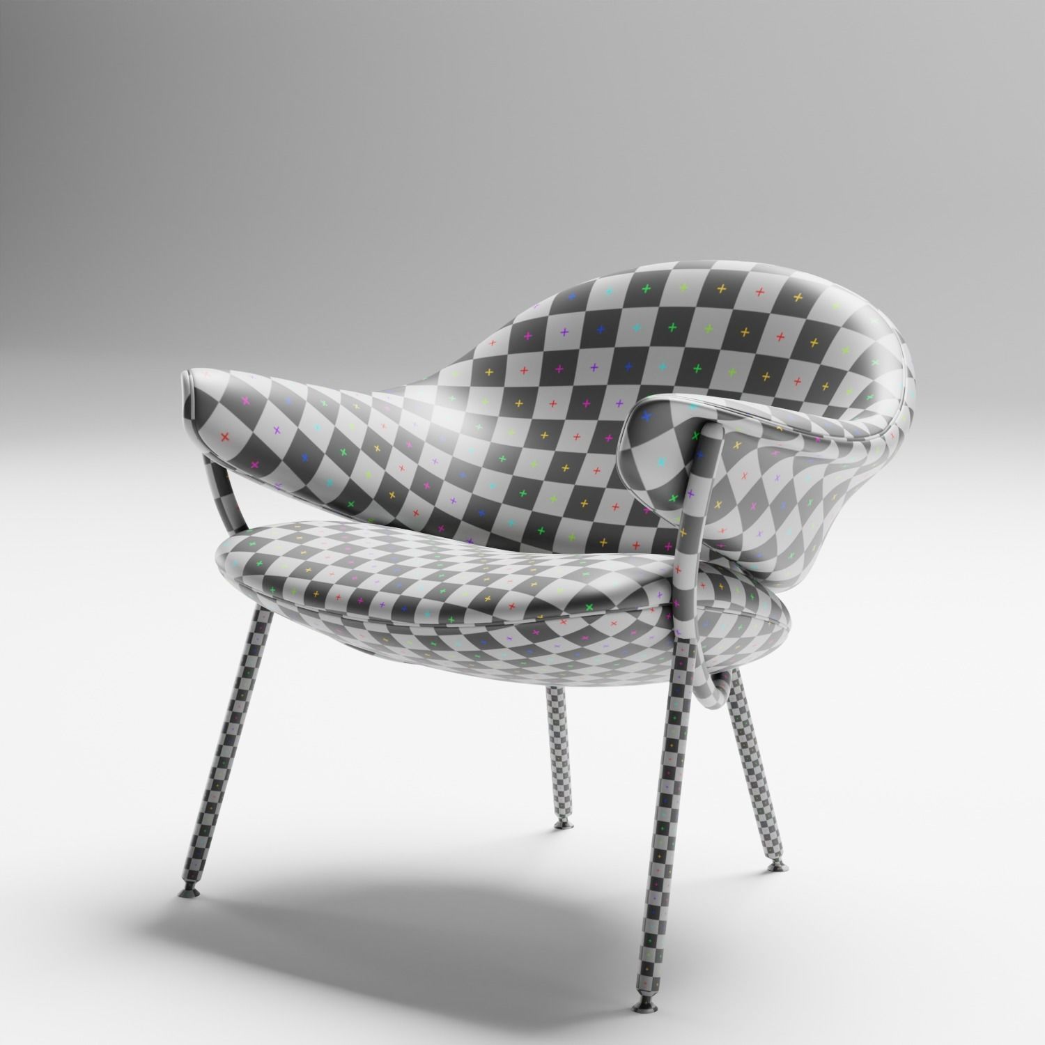 F-DS chair 1 murano design Free 3D model_7